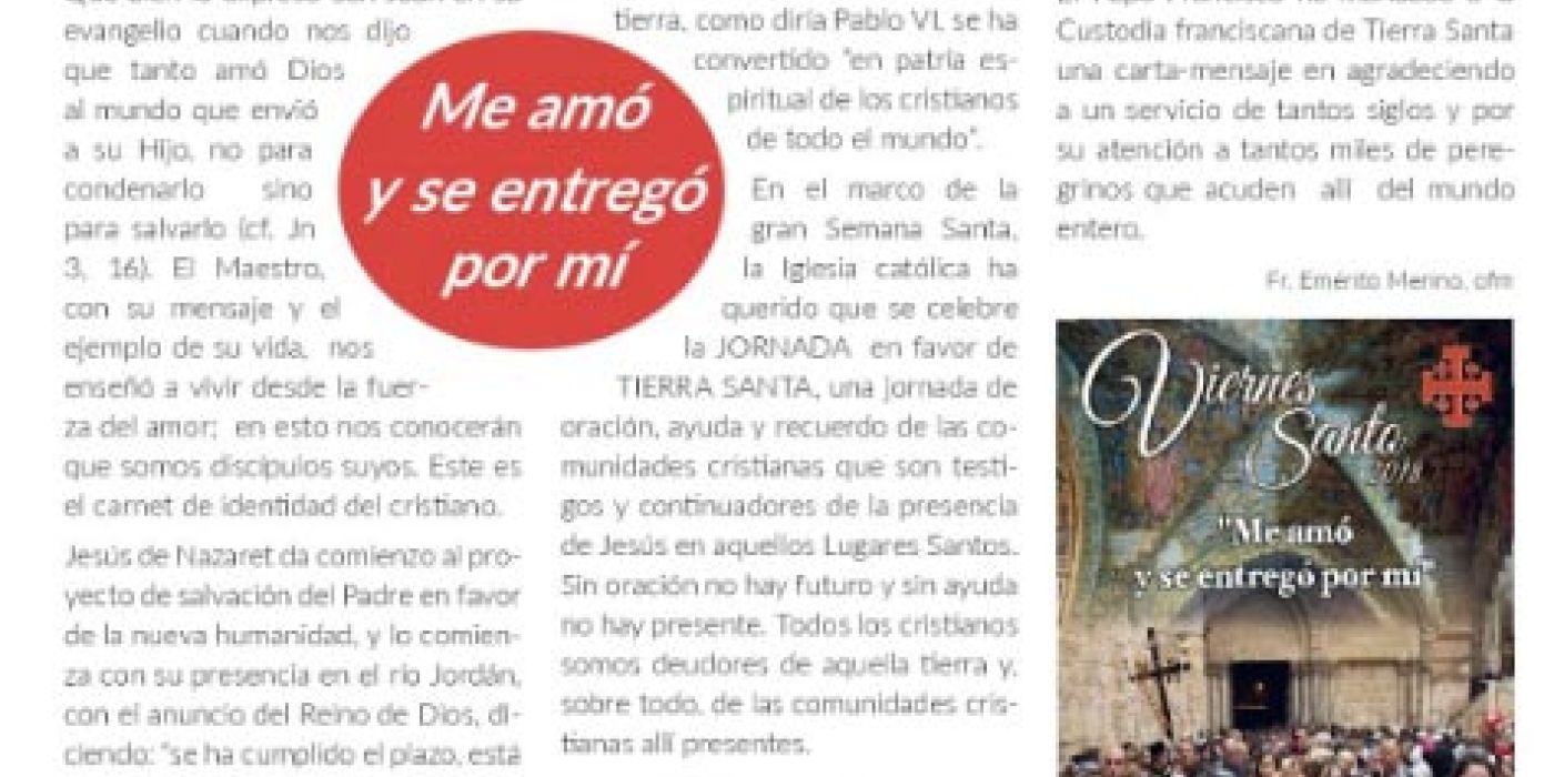 Nuevo número de Tierra de Jesús