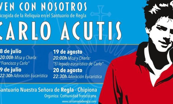 Chipiona acoge la reliquia del beato Carlo Acutis en el Santuario de Nuestra Señora de Regla