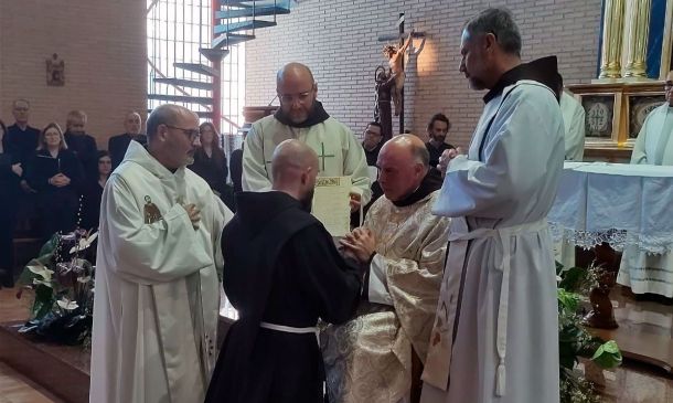 Fray Israel Bonilla Jaramillo profesa solemnemente en Cartagena